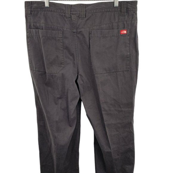 The North Face Pants Men's Flat Front Chino Cotton 38x30 Gray Style ABLS - Picture 4 of 12